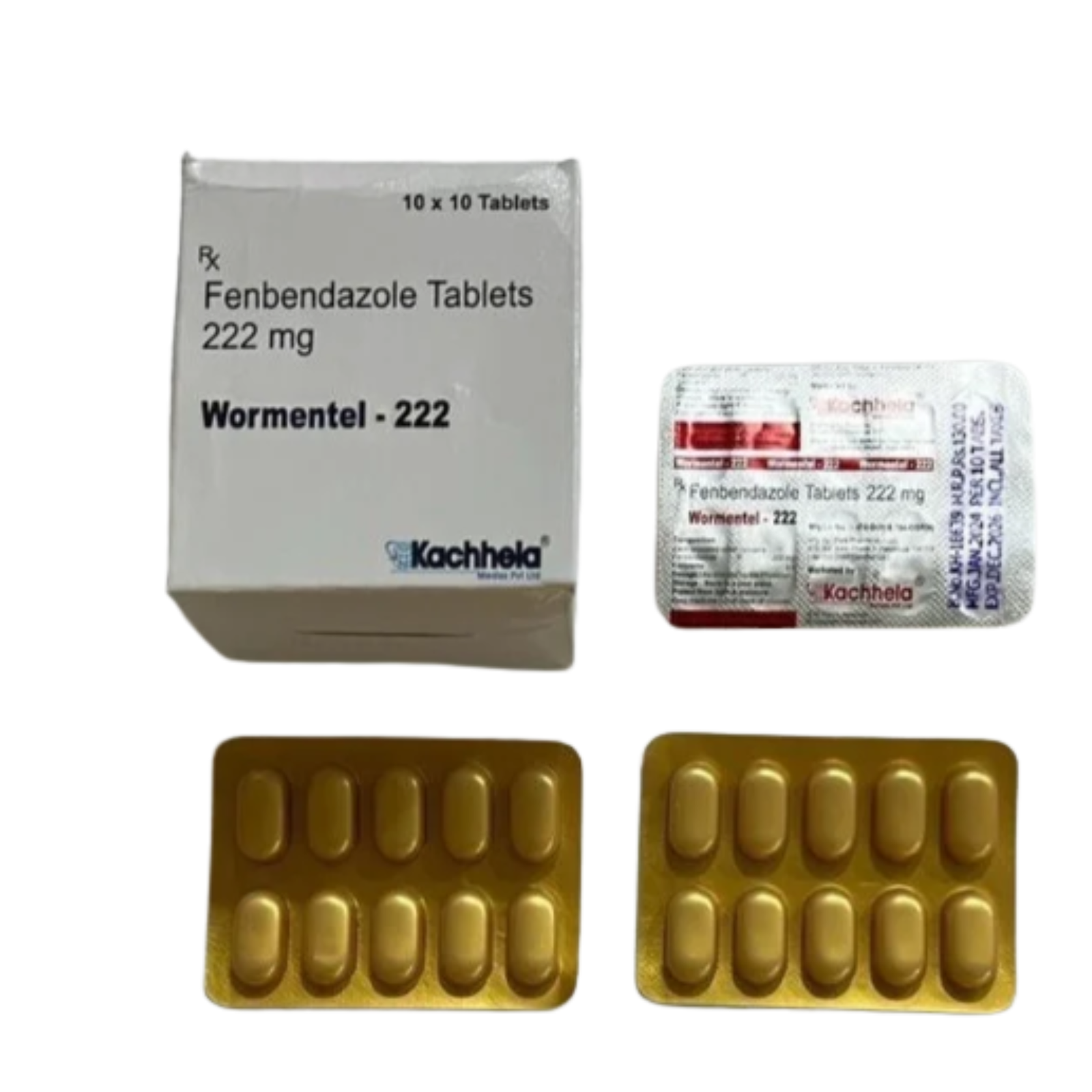 222mg Fenbendazole Tablet