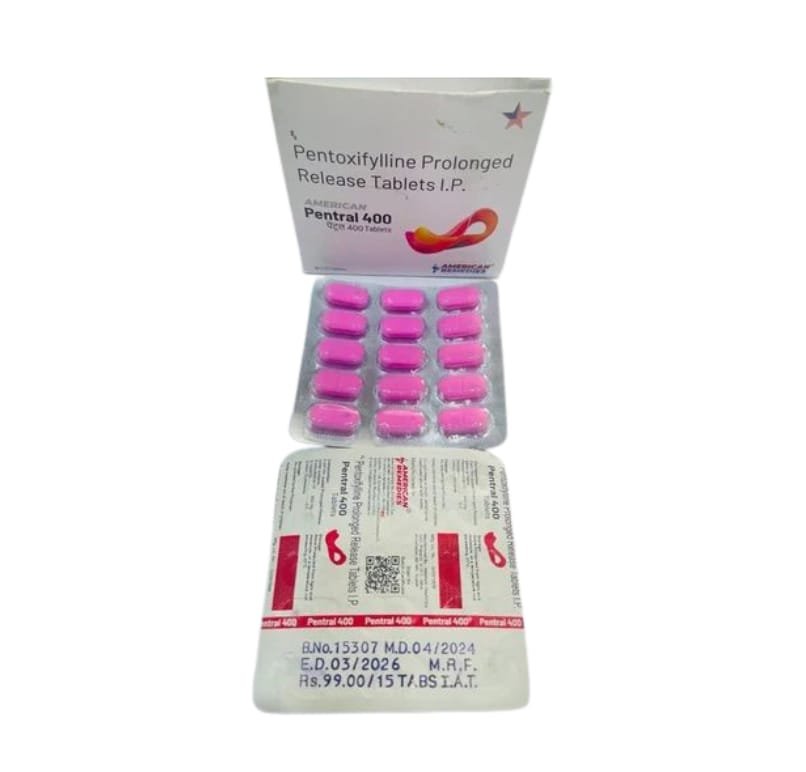 pentoxifylline prolonged release tablet