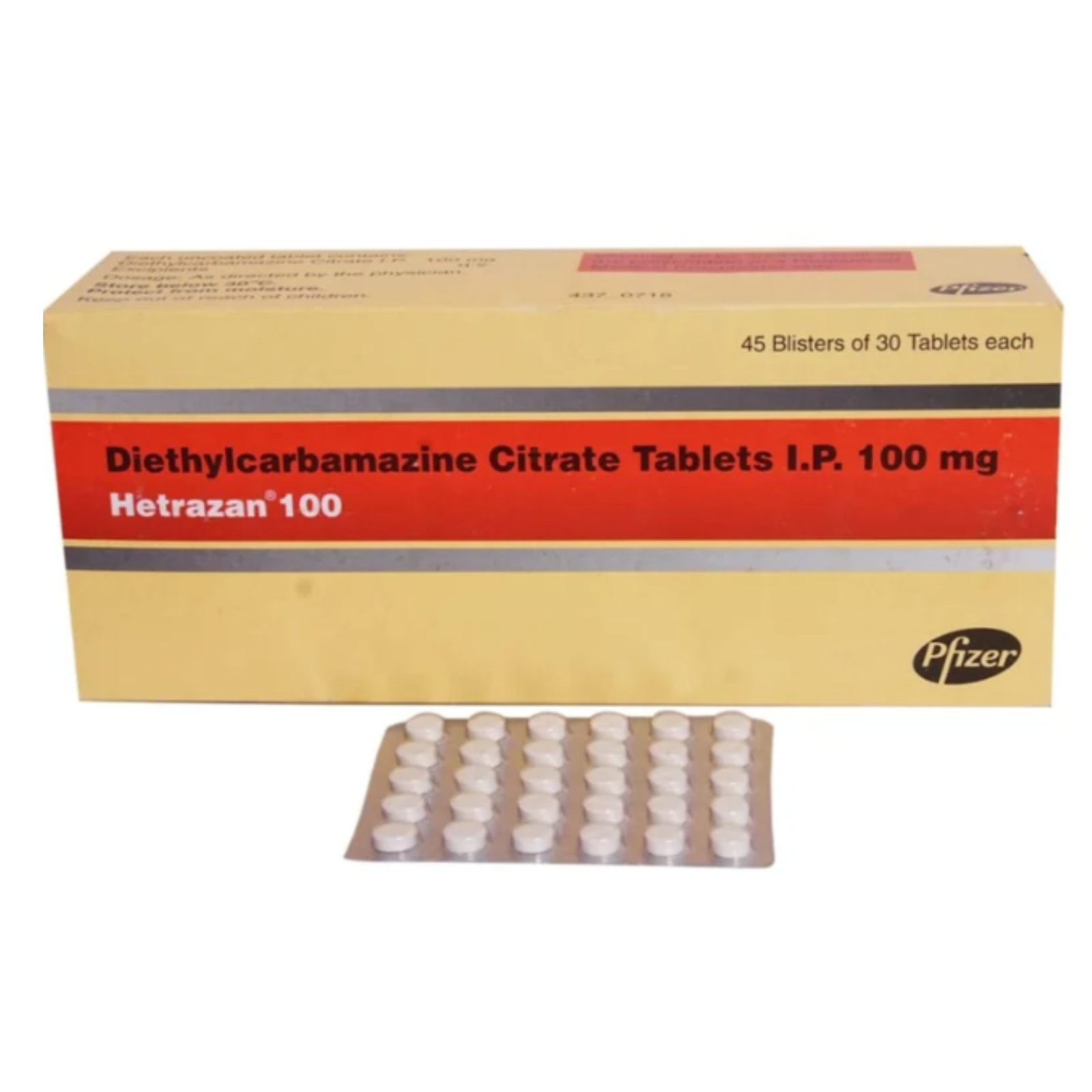 Hetrazan 100 Mg Tablet