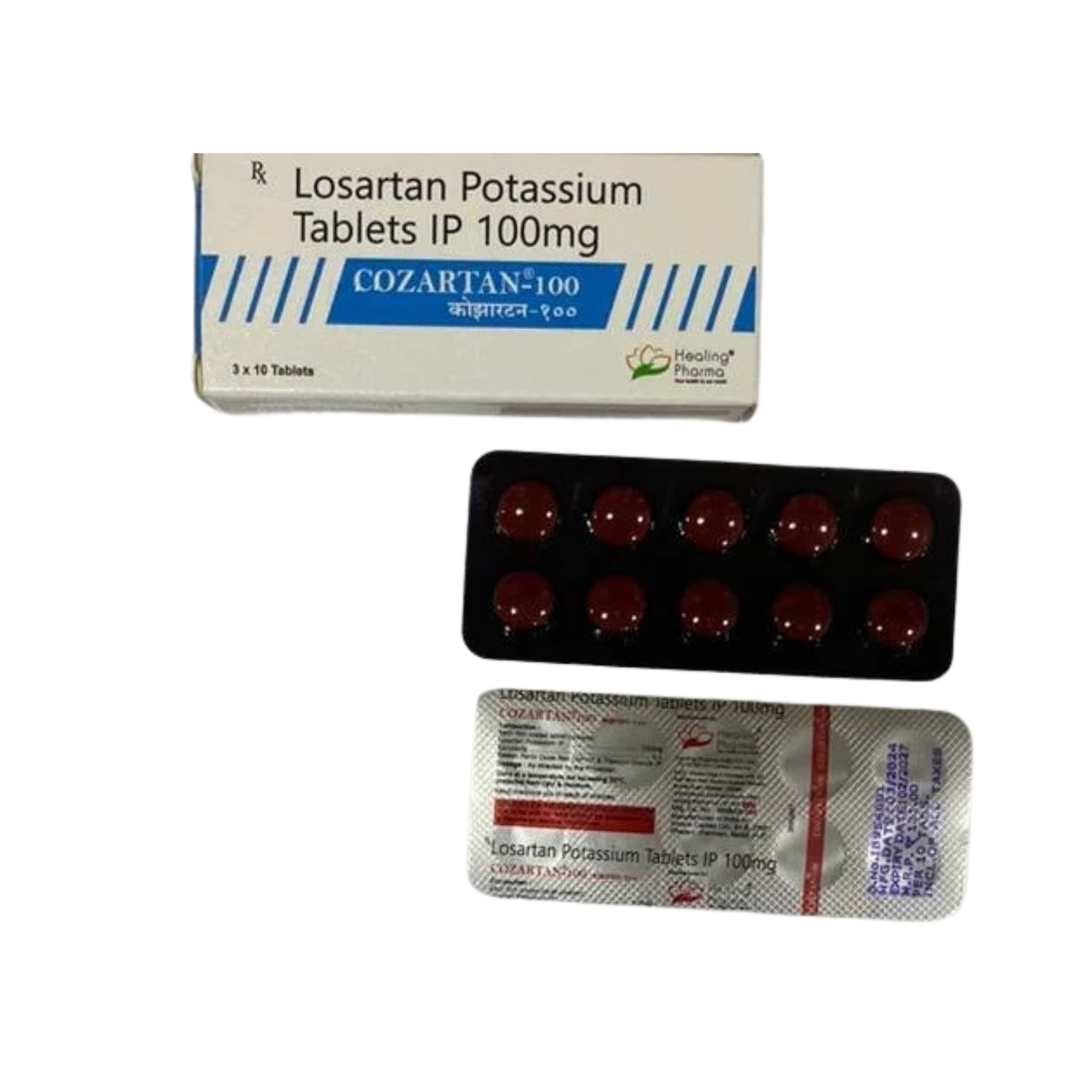100mg Losartan Potassium Tablets
