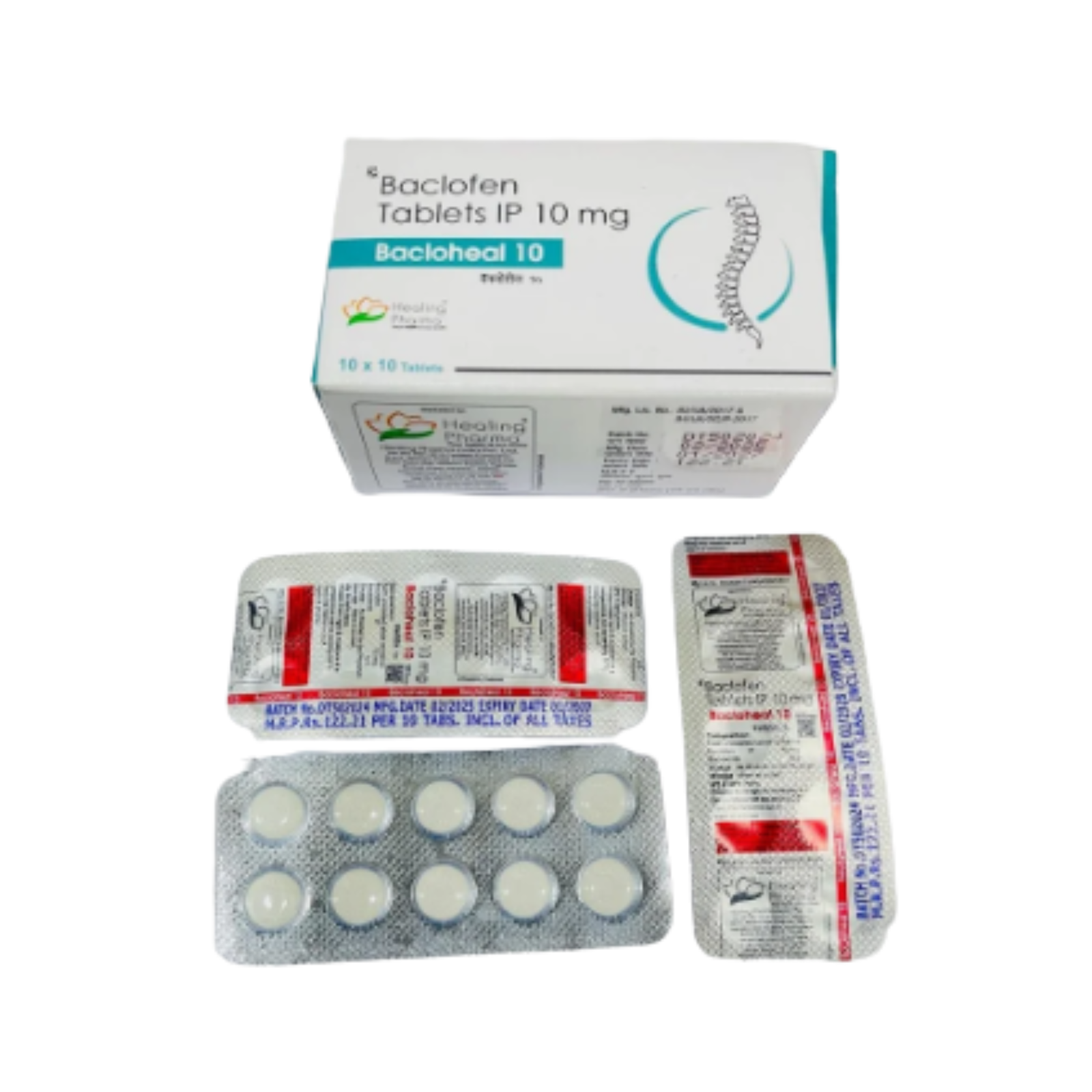 Bacloheal Baclofen Tablets 10 mg