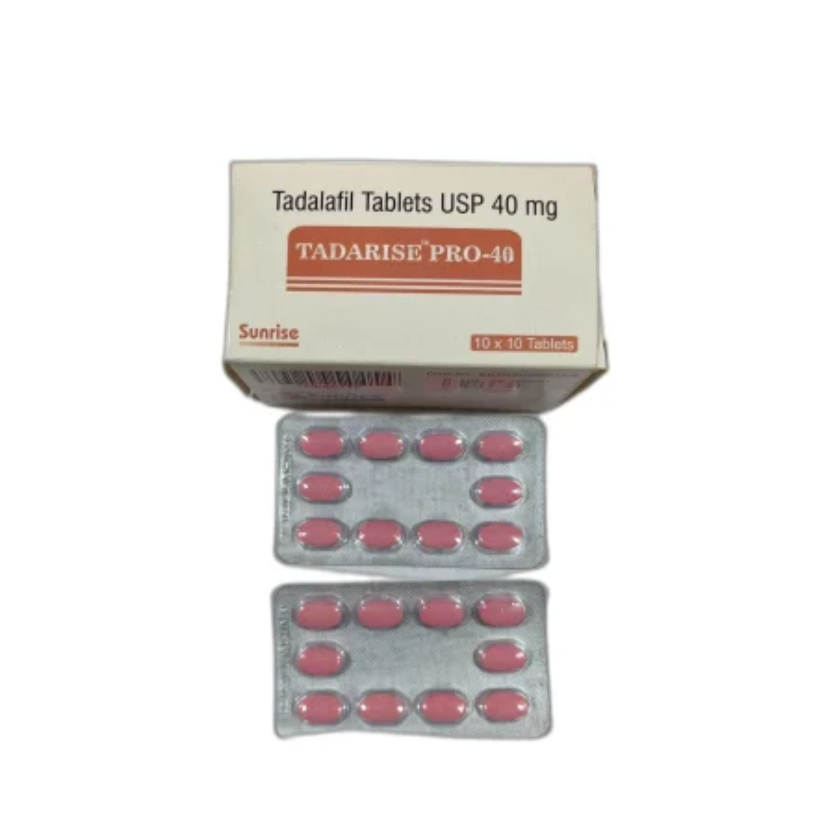 40mg Tadarise Pro Tablets