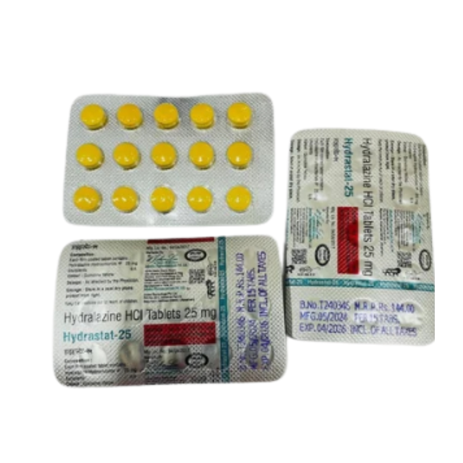 Hydralazine Hydrochloride Tablets 25mg