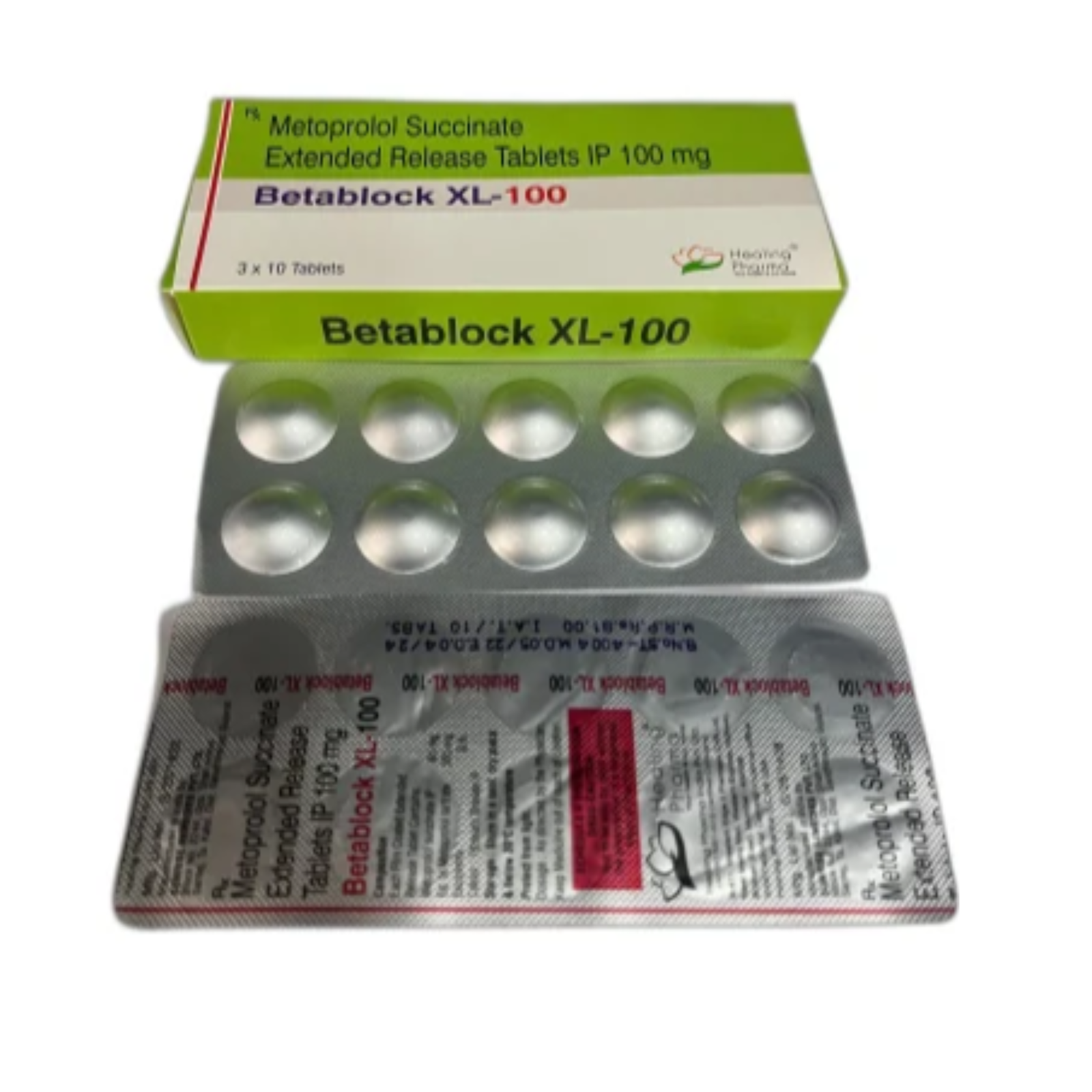 100mg Betablock XL Metoprolol Succinate Tablets